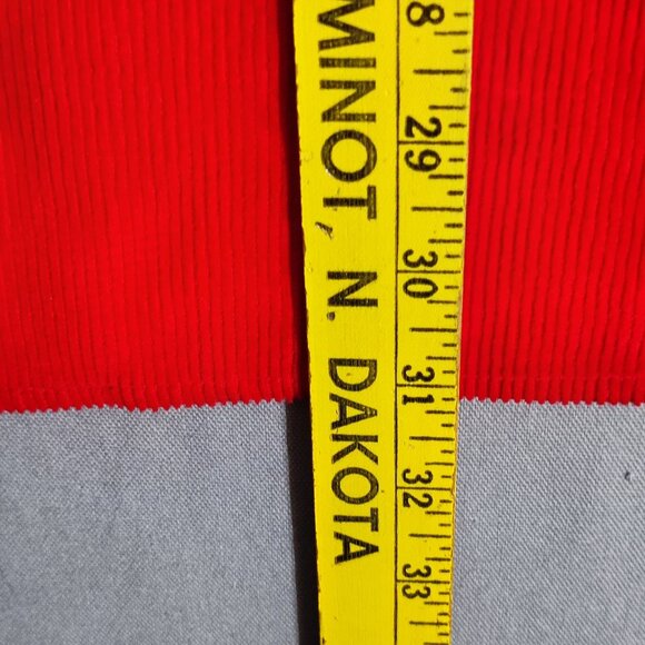 Vintage NWT Marlboro Unlimited 1/4 zip up corduroy jacket men's sz S red colour - Picture 12 of 13